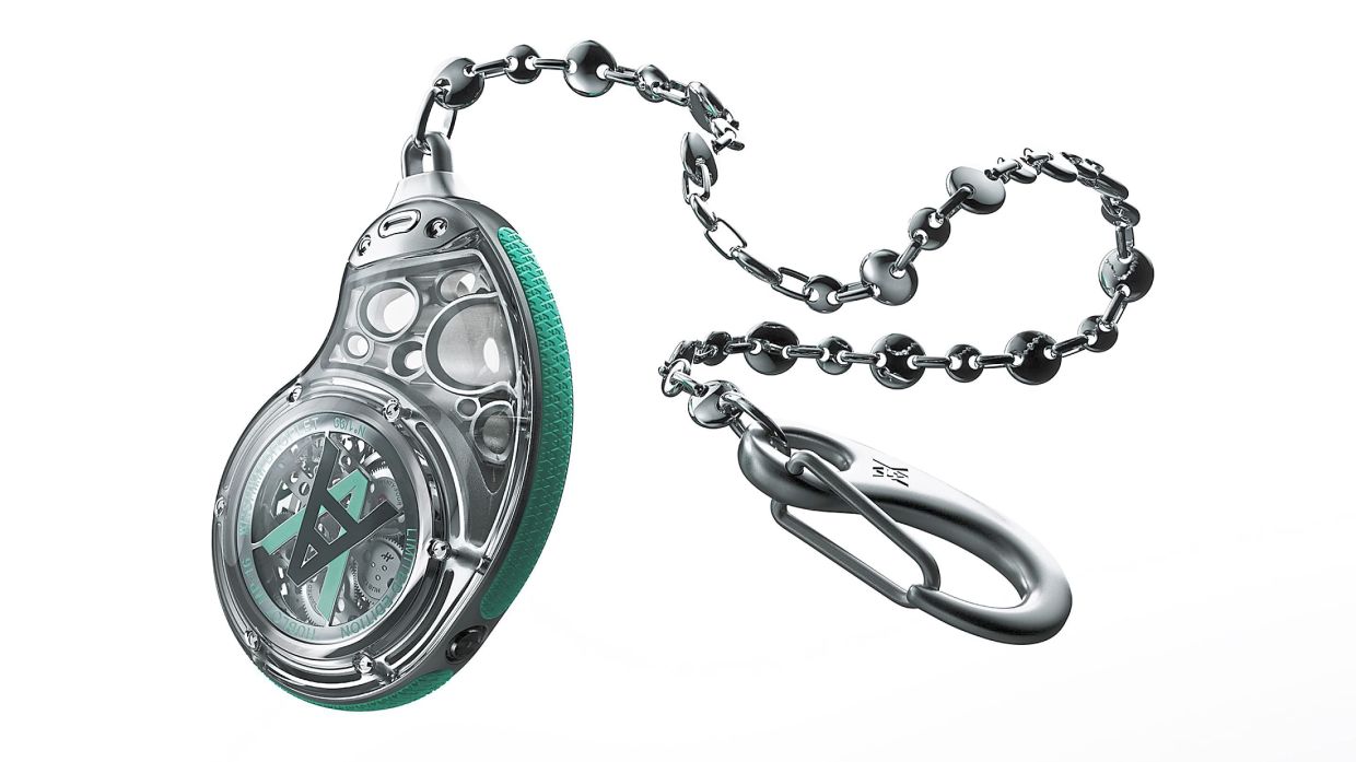 The first sapphire crystal pocket watch – Arsham Droplet.