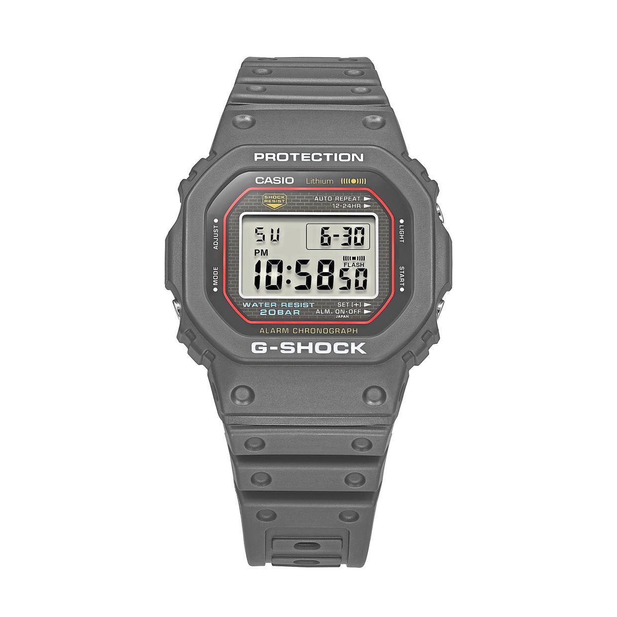 The G-SHOCK DW-5000R worn by Horigome.