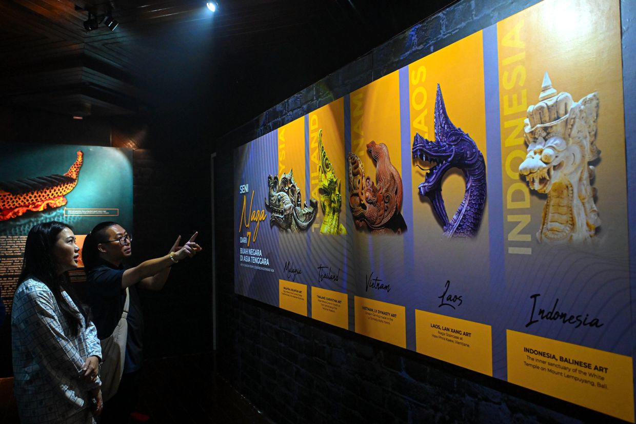 The new exhibition at Muzium Negri Sembilan aims to give visitors a deeper appreciation of the dragon and its cultural significance across generations and communities. Photo: Bernama