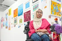 Art blooms beyond limitations
