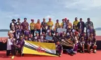 Bruneian paddlers claim podium finish in Sabah regatta
