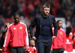 Soccer-Carrick plays down future talk after Man United secure third-place finish