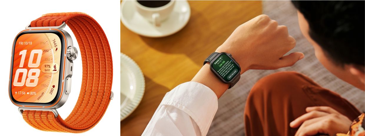Using non-invasive PPG technology, the watch analyses pulse wave signals to provide early-warning health insights directly to your wrist.