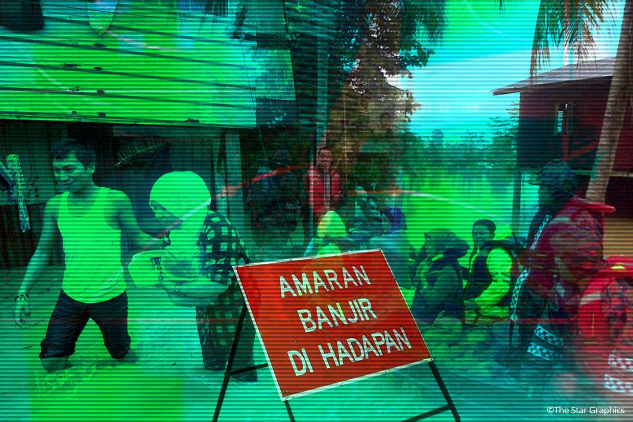 A total of 66 people from 24 families have been evacuated from three villages as of 8am on Tuesday (May 19) after their homes were flooded.