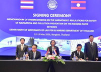 Lao and Thailand ink Mekong River navigation safety pact