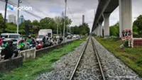 State Railway of Thailand says Makkasan rider entered rail zone before being grazed by train