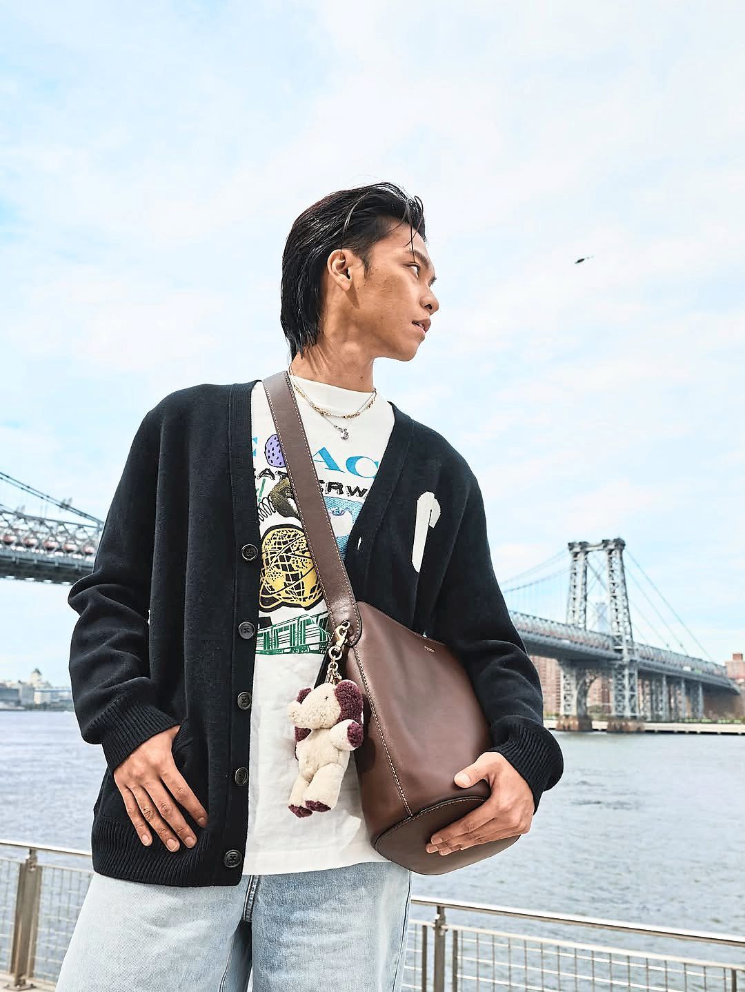 Malaysian actor Nadhir Nasar is pictured here in a fashion visual. Global brands are praising Malaysia’s diverse consumers and its strong market potential. Photo: Instagram/Coach