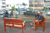 Pulau Tikus ‘Forrest Gump’ benches offer respite