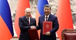 Xi and Putin unite to criticise US, but fail to clinch big gas deal