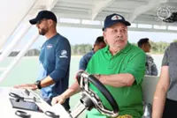 King personally inspects Mersing waters
