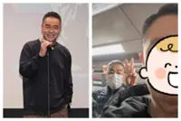 HK actor Sean Lau secretly photographed on train, amusing response wins over netizens