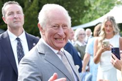 Seagull poops on King Charles during Northern Ireland visit
