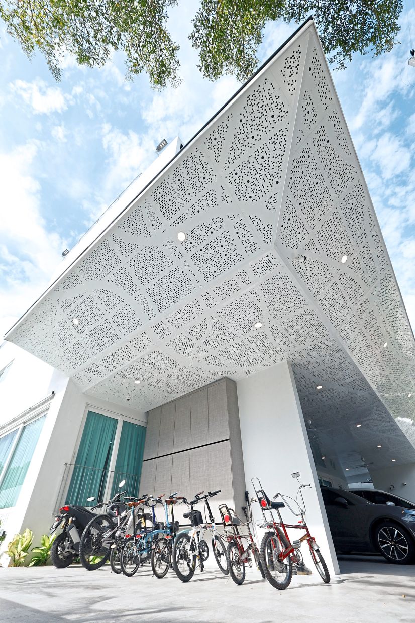 Muhsin says the design is how he speaks about his love for architecture.
