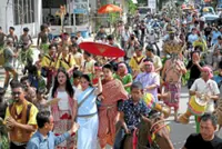 Villagers honour guardian spirits to pray for rain and good fortune