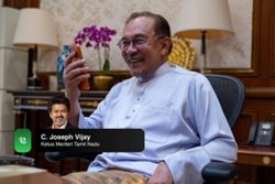 PM Anwar holds phone call with Tamil Nadu chief minister Vijay