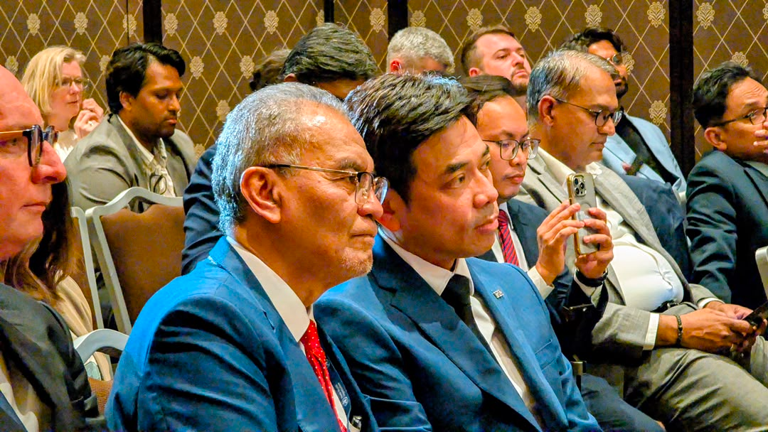 Dzulkefly (left) with Kamal (right) at the 79th World Health Assembly in Geneva.