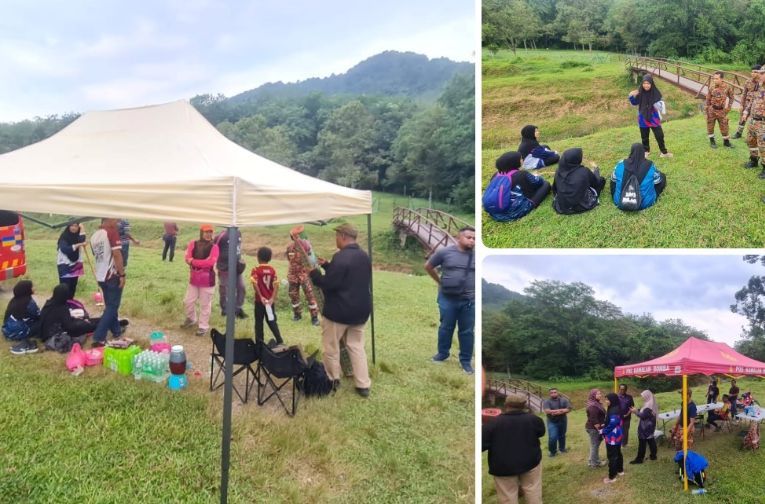 A teenage girl has been reported missing after possibly getting lost while hiking at Bukit Changkat Asa near Tanjong Malim.