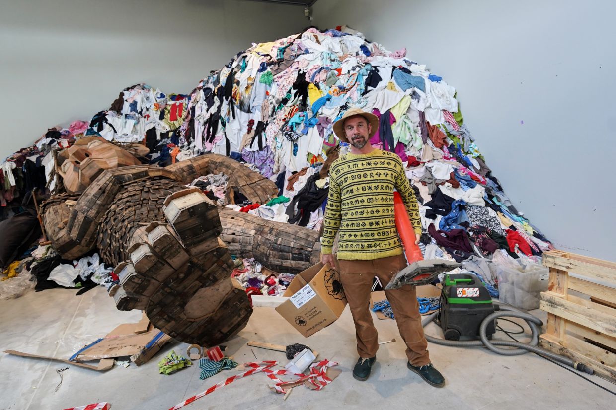 'The sculptures bring people out to experience things that they would otherwise have been too lazy or maybe not creative enough to go and visit,' says Dambo. Photo: AP