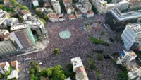 Police and protesters clash in Serbia as crowds demand president's exit