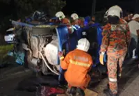 Teen killed, one injured in two-vehicle crash in Ayer Tawar