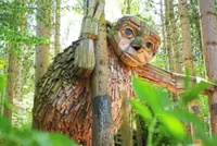 Danish recycling artist brings his giant trolls indoors for a first museum exhibition