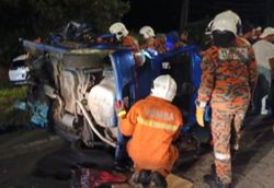 Teen killed, one injured in two-vehicle crash in Ayer Tawar