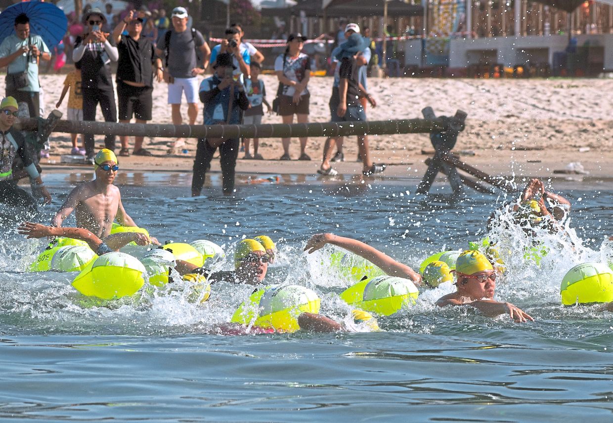 More than 100 athletes pulling out all the stops for the Cross Channel Swimming Challenge.