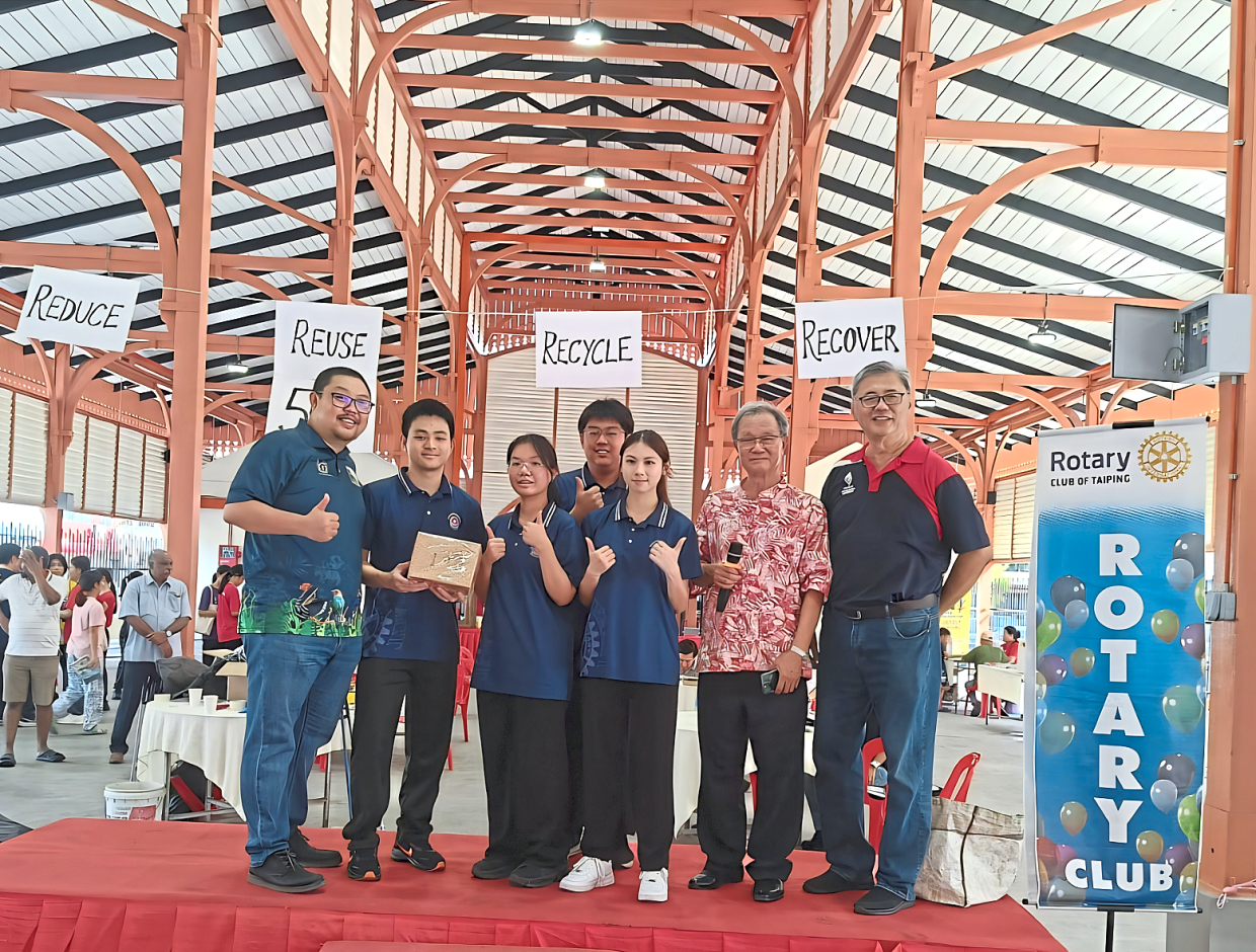 The Rotary Eco Challenge 2026, held at Taiping Market, was a lively celebration of sustainability in action.