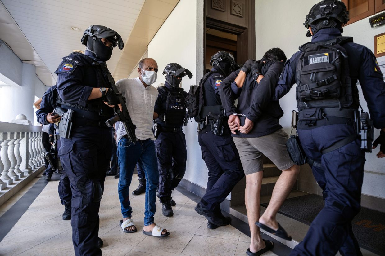 They are charged under Section 130V(1) of the Penal Code with becoming members of the organised crime group in the Sentul district between Jan 14, 2020 and April 27, 2026.