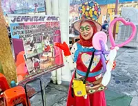 Clown with a serious mission