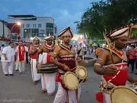 Thousands gather at temple for Wesak Day meal distribution
