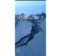 Road collapse at roundabout disrupts Sandakan-Lahad Datu link