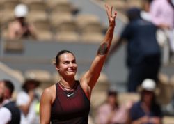Tennis-Quick and effective: Sabalenka races into French Open second round
