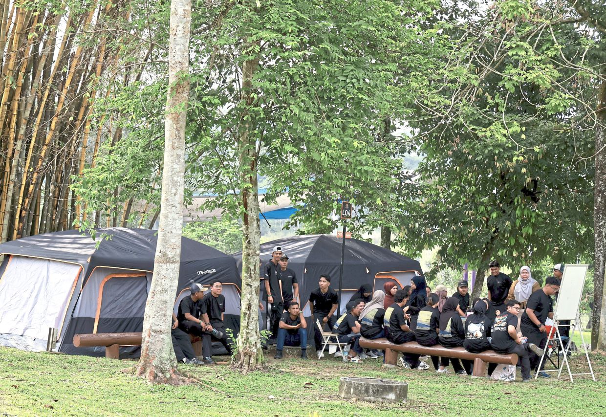 The campsite is built on 0.5ha and features 48 tent lots capable of accommodating between 120 and 200 campers at any one time.