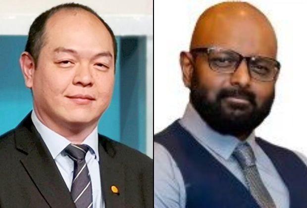 Tough trail: Fong (left) andselvakumar say online paymentmechanisms may pose challengesin tracing illegal vape transactions.