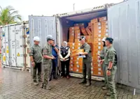 Frozen chicken products seized