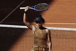 Tennis-Sabalenka, Osaka bring style to Paris but Medvedev comes undone