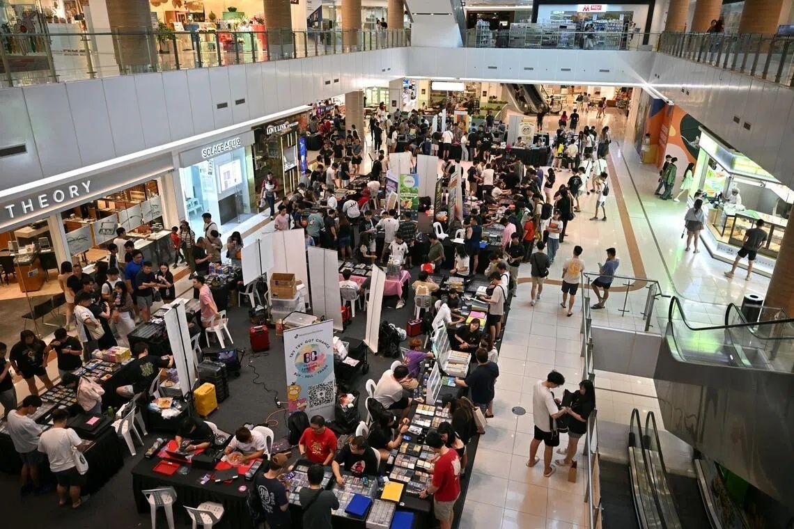 The three-day CTRL-ALT Play Show at Leisure Park Kallang attracted around 12,000 visitors. - Photo: ST