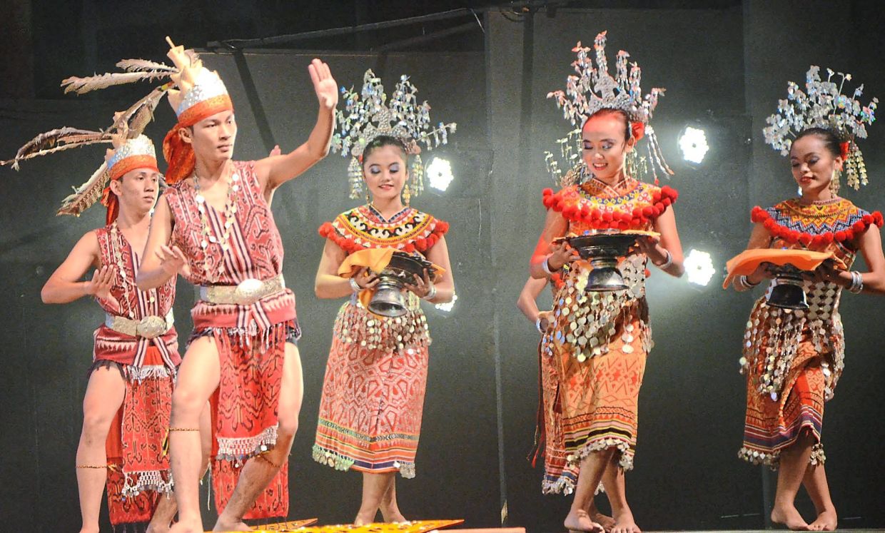 Ngajat is a traditional Dayak dance often performed during Gawai celebrations. Photo: Filepic
