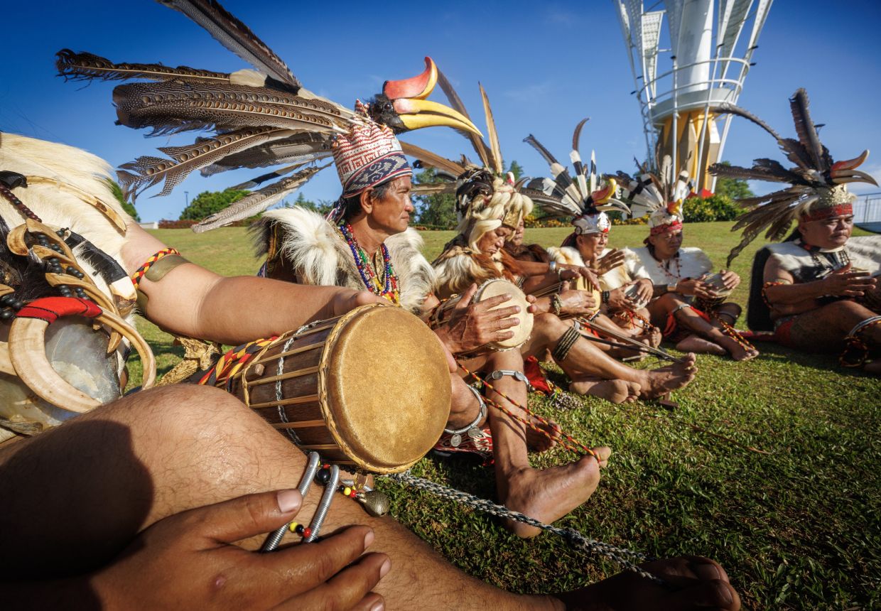 Ketebong drums are handcrafted in Sarawak using durable wood, with drumheads traditionally made from buffalo, goat and cow hide. 