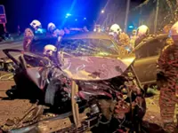 Cop and wife killed in crash near Pekan 