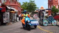 Electric motorcycles with sidecars deployed in Melaka to support waste collection, public cleaning
