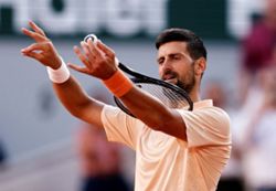 Tennis-Djokovic battles past French hope Royer to reach third round