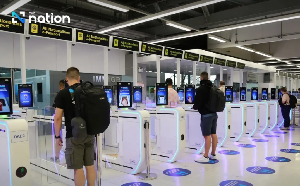 The application allows international visitors to complete their arrival card digitally before they land — a first for Thailand's immigration system.