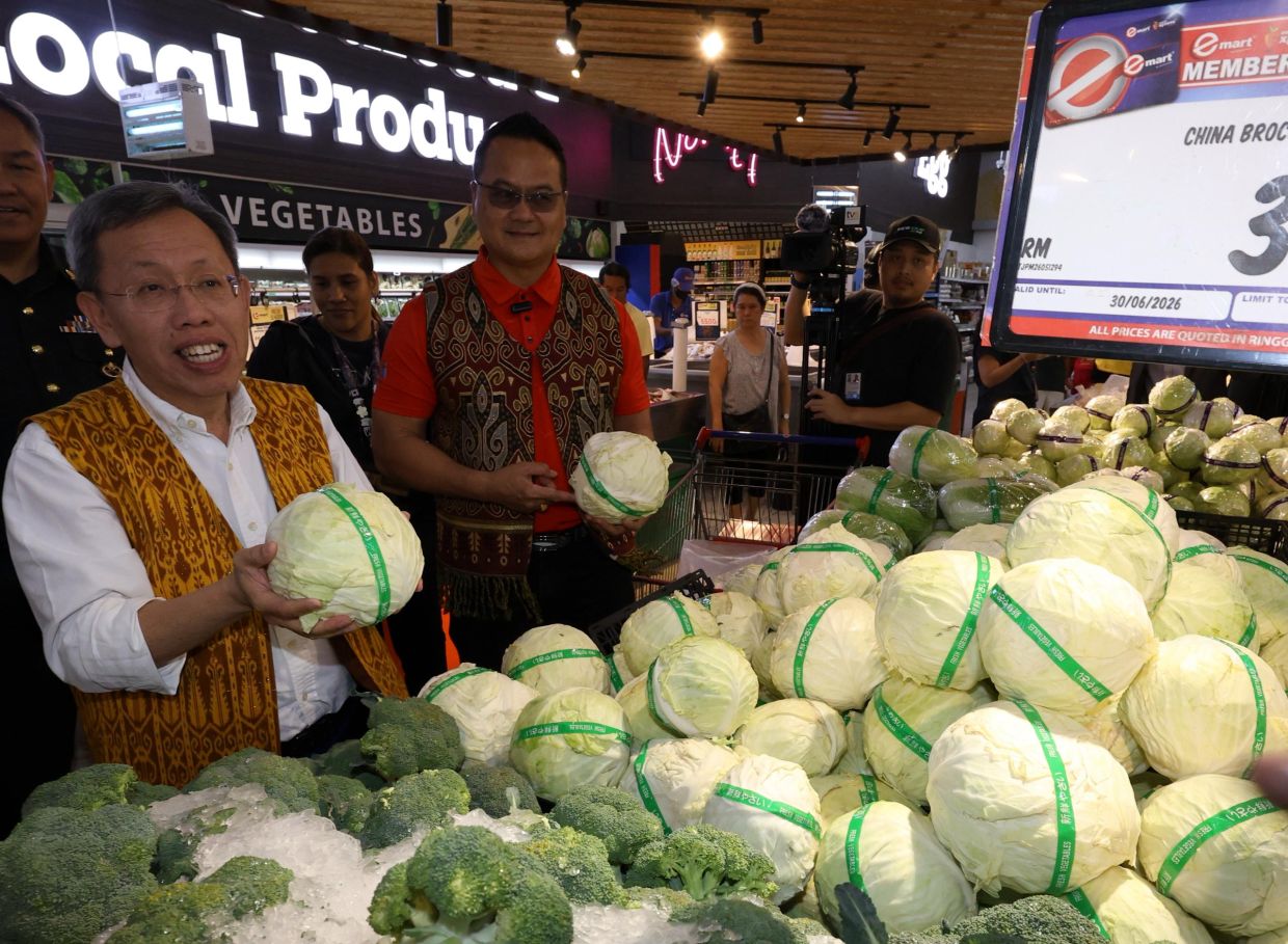 Matthew said the items include live chickens, chicken wings, imported beef, garlic, imported round cabbage, dried chilli and coconut.