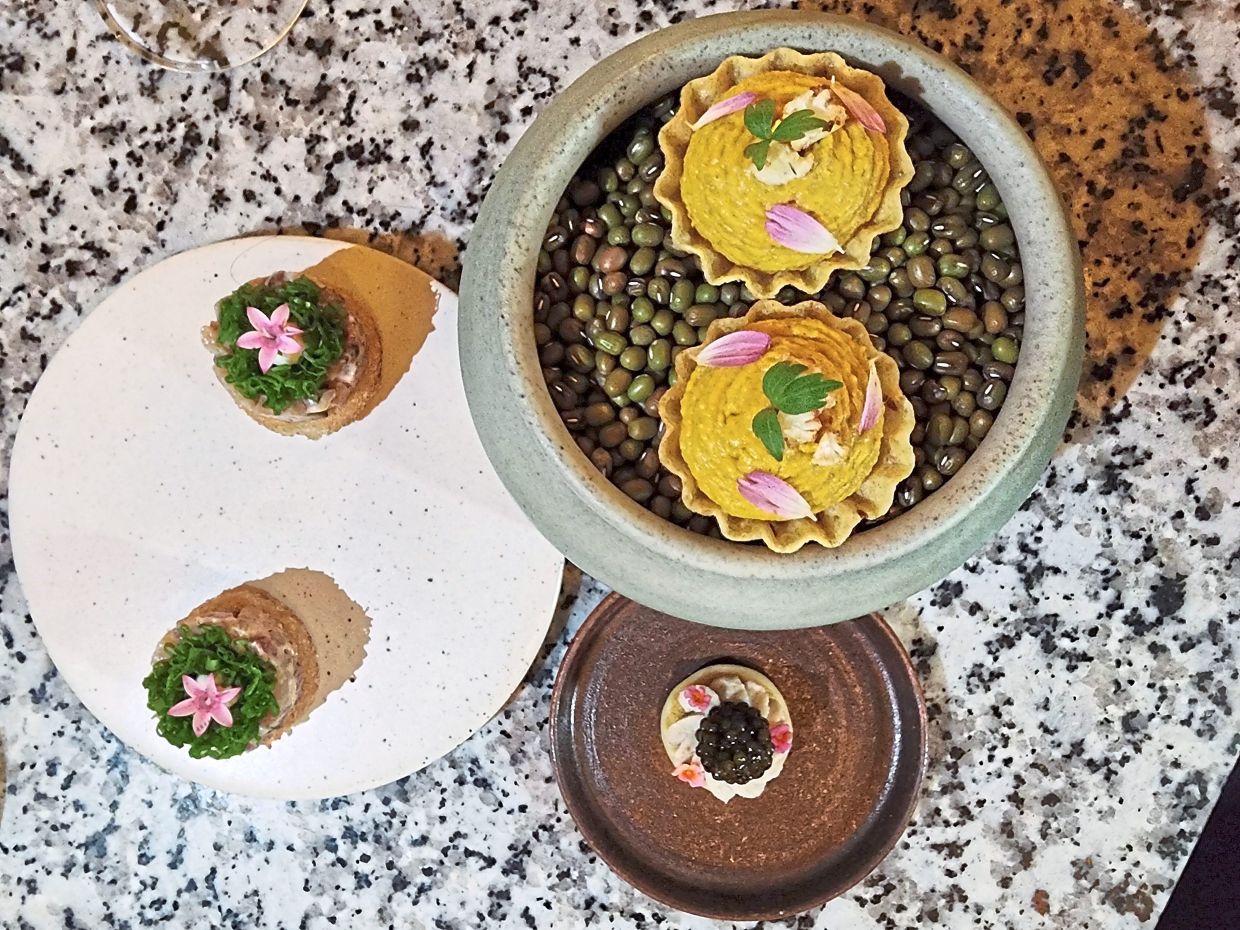 The canapes showcase YC’s creative breadth in terms of utilising all sorts of Malaysian meals and transforming them into something brand new. — ABIRAMI DURAI/The Star