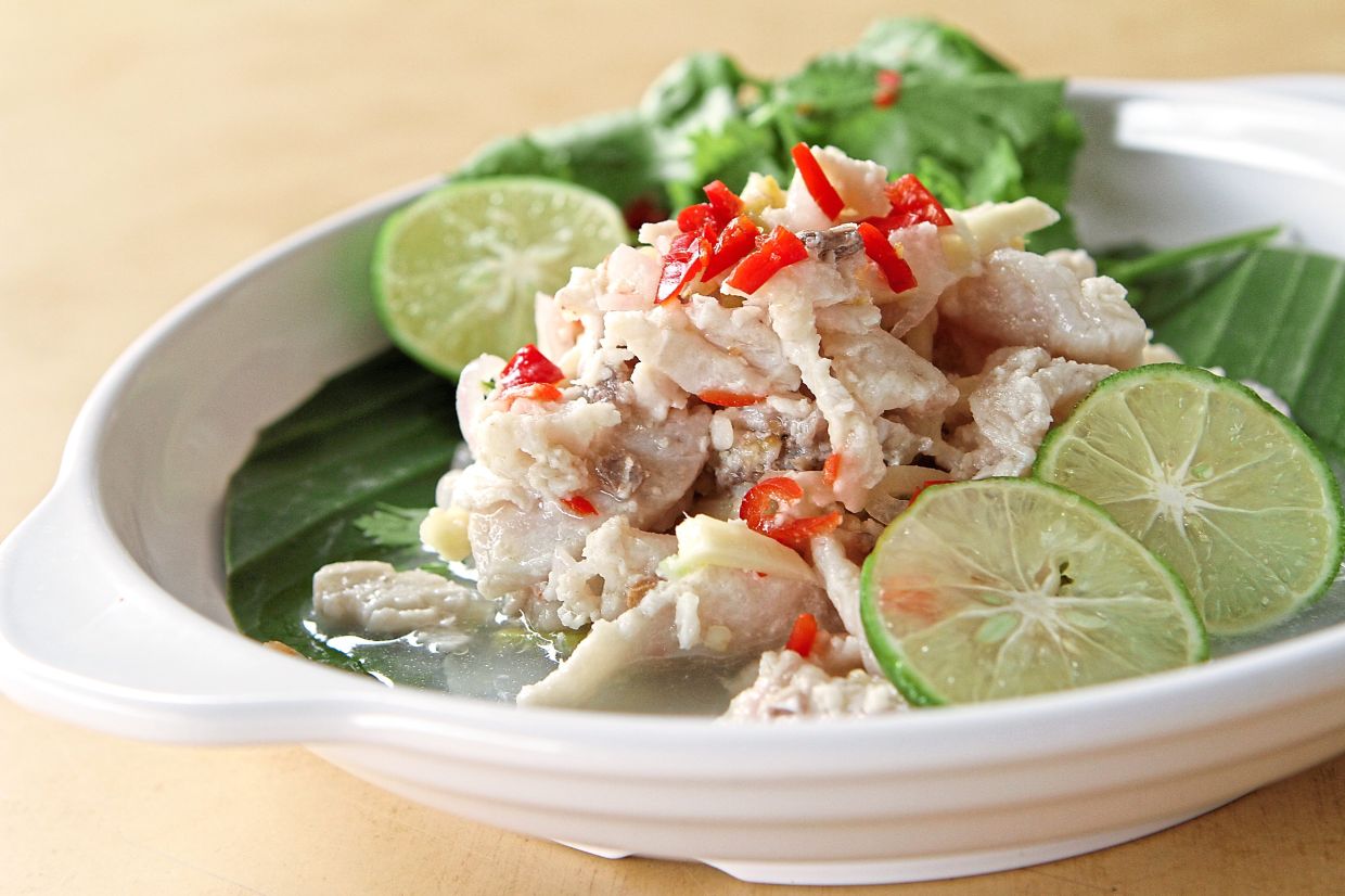 Hinava or Sabahan-style fish ceviche is one of the dishes that Pison says is regularly made by the Kadazandusun community during Kaamatan. — Filepic