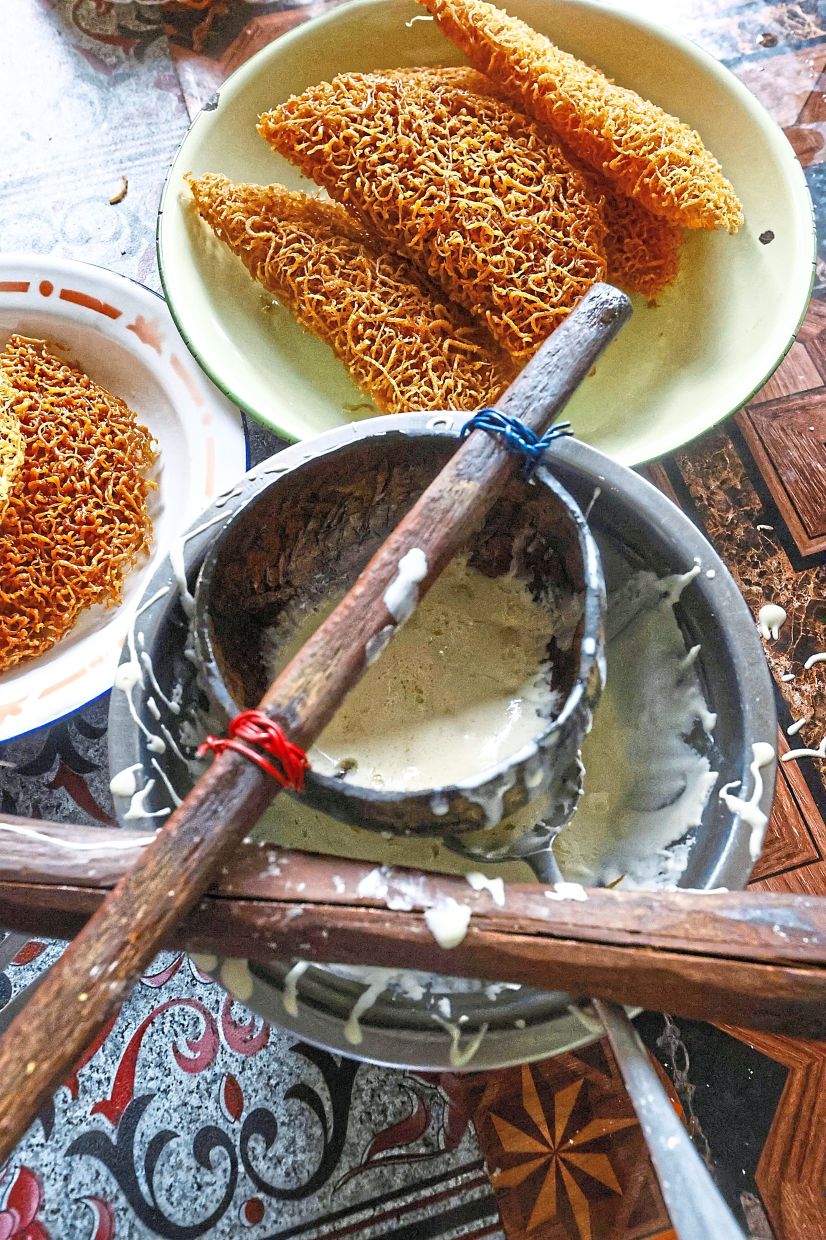 Munirih's childhood was filled with memories of Hari Gawai celebrations that involved her aunts and grandmother making delicacies like penganan jala. — Filepic
