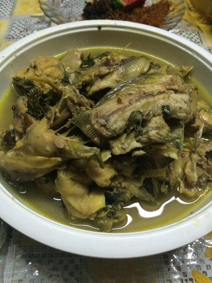 Manok pansuh is a traditional Sarawakian dish that consists of chicken cooked in a bamboo tube. — MUNIRIH JEBENI