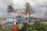 Fire tears through recycling factory in Kempas sending clouds of smoke billowing